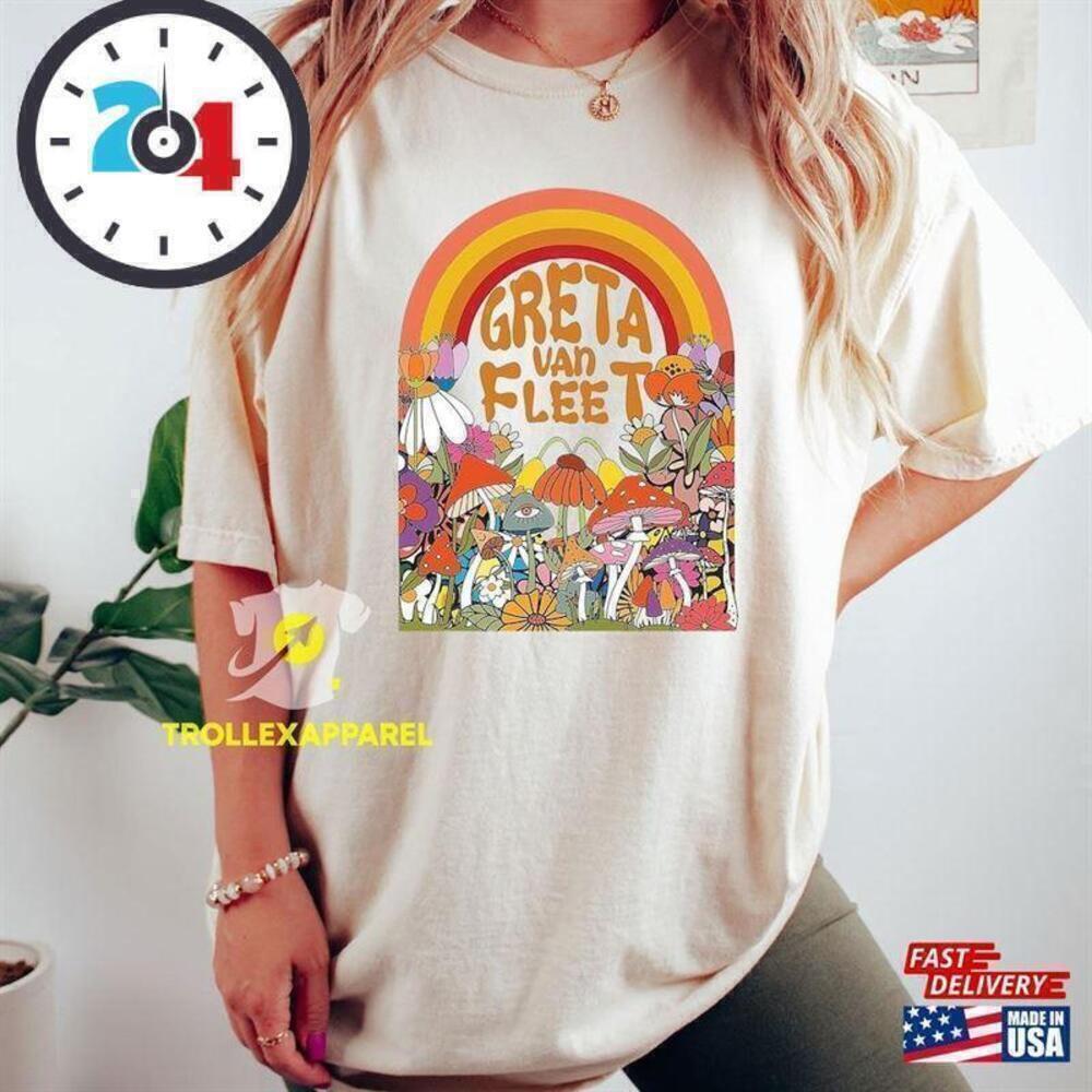Greta Van Fleet Retro Rock Music Fan Style Unisex T-Shirt